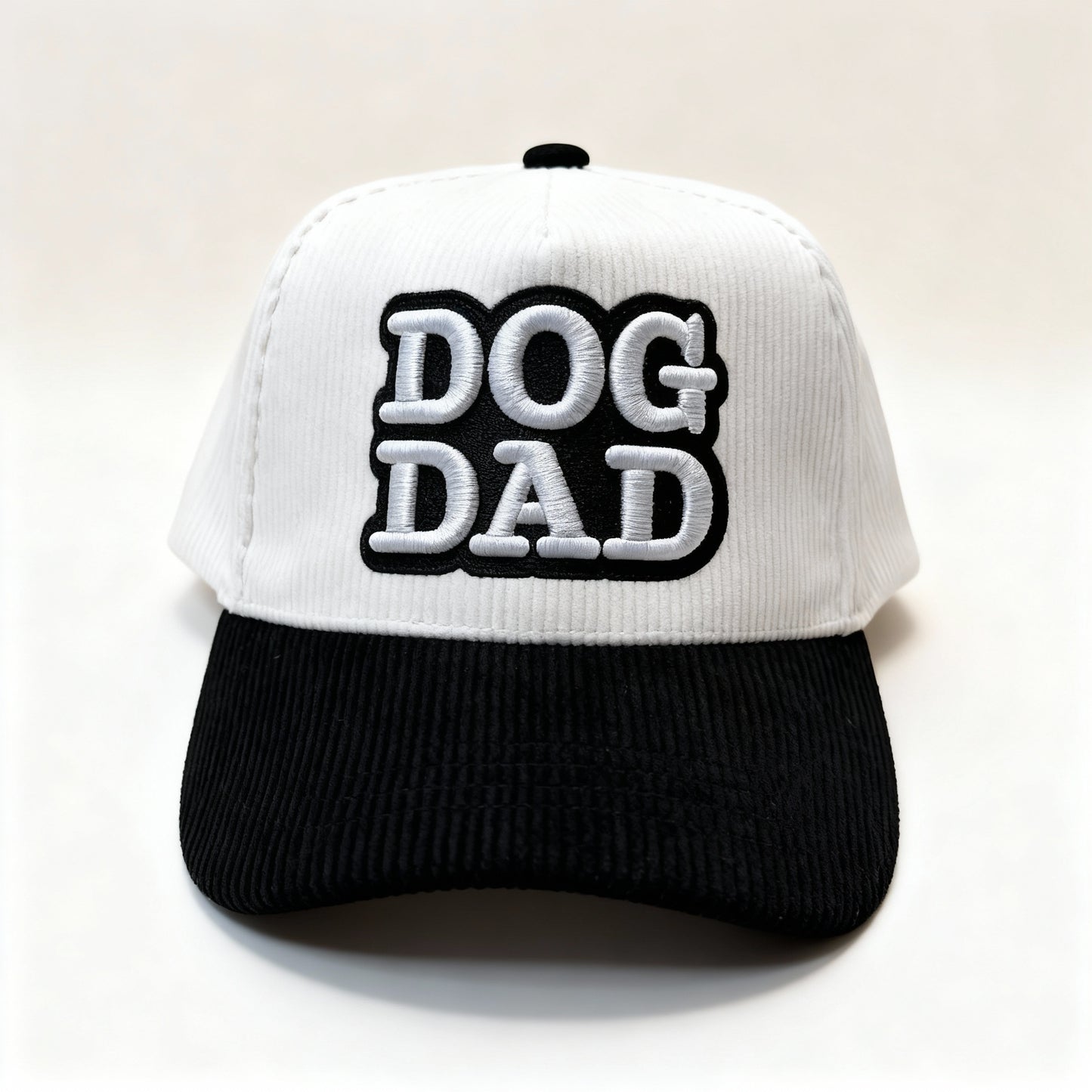 DogKingdom™ Dog Dad Corduroy Snapback Hat