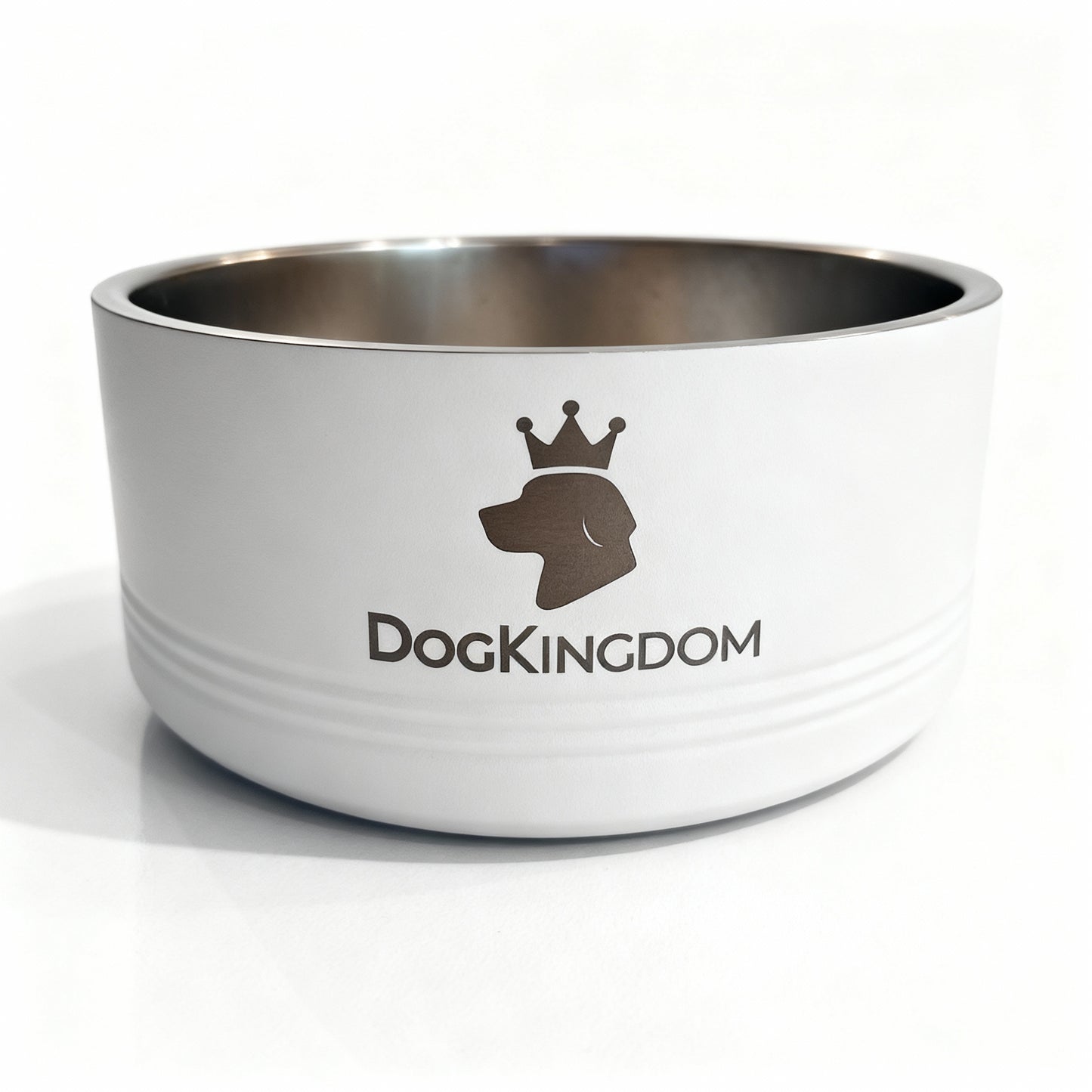 DogKingdom™ 18oz Stainless Steel Dog Bowl