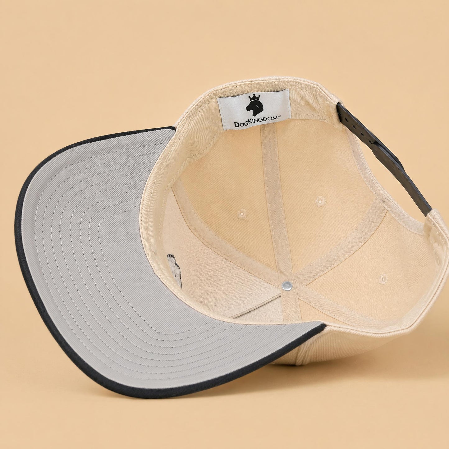 Dog Dad Hat | Black & Natural 3D Puff Embroidered Trucker – DogKingdom™