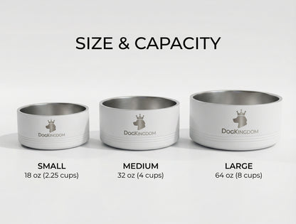 DogKingdom™ Stainless Steel Dog Bowl