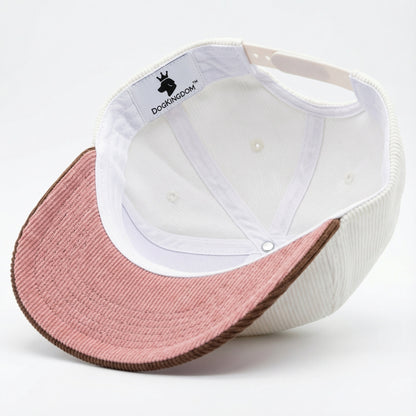 DogKingdom™ Dog Mom Corduroy Snapback Hat