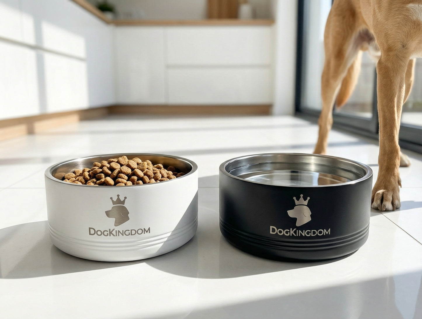 DogKingdom™ Stainless Steel Dog Bowl
