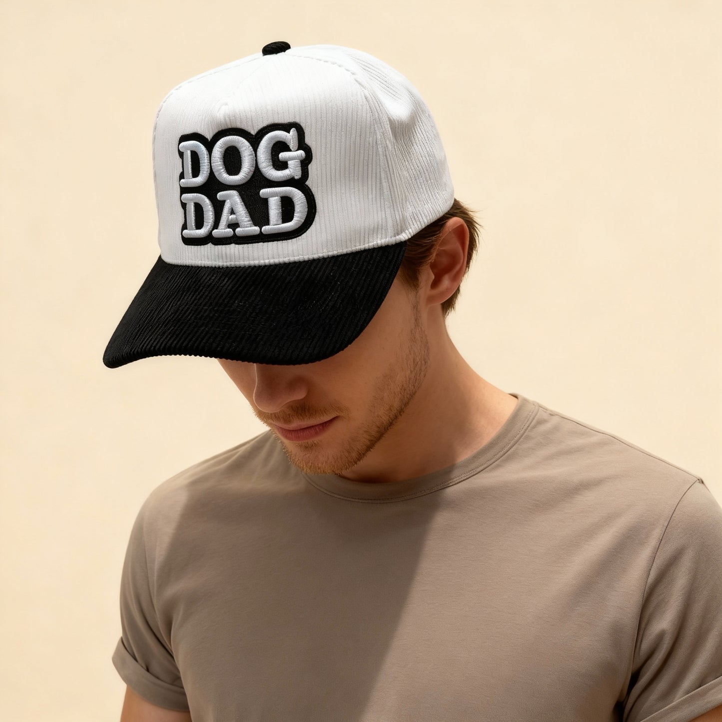 DogKingdom™ Dog Dad Corduroy Snapback Hat