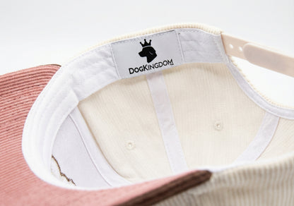 DogKingdom™ Dog Mom Corduroy Snapback Hat