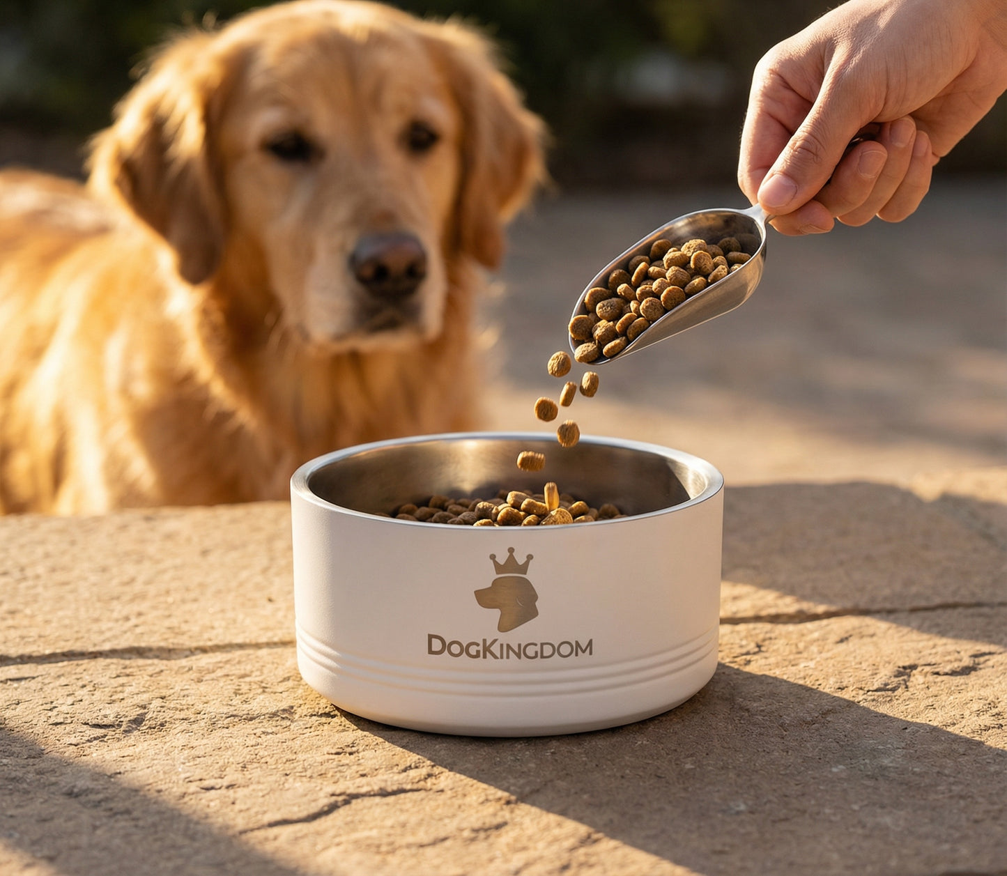 DogKingdom™ Stainless Steel Dog Bowl