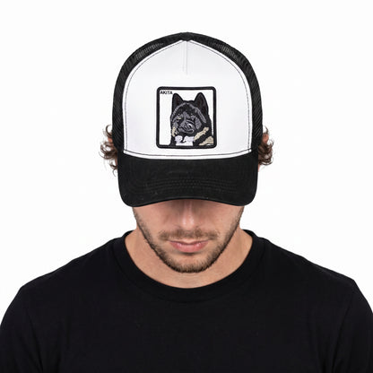 Akita Embroidered Trucker Hat
