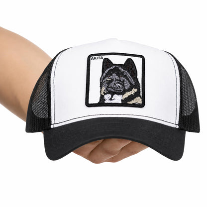 Akita Embroidered Trucker Hat