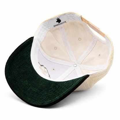 Dog Mom Corduroy Snapback Hat