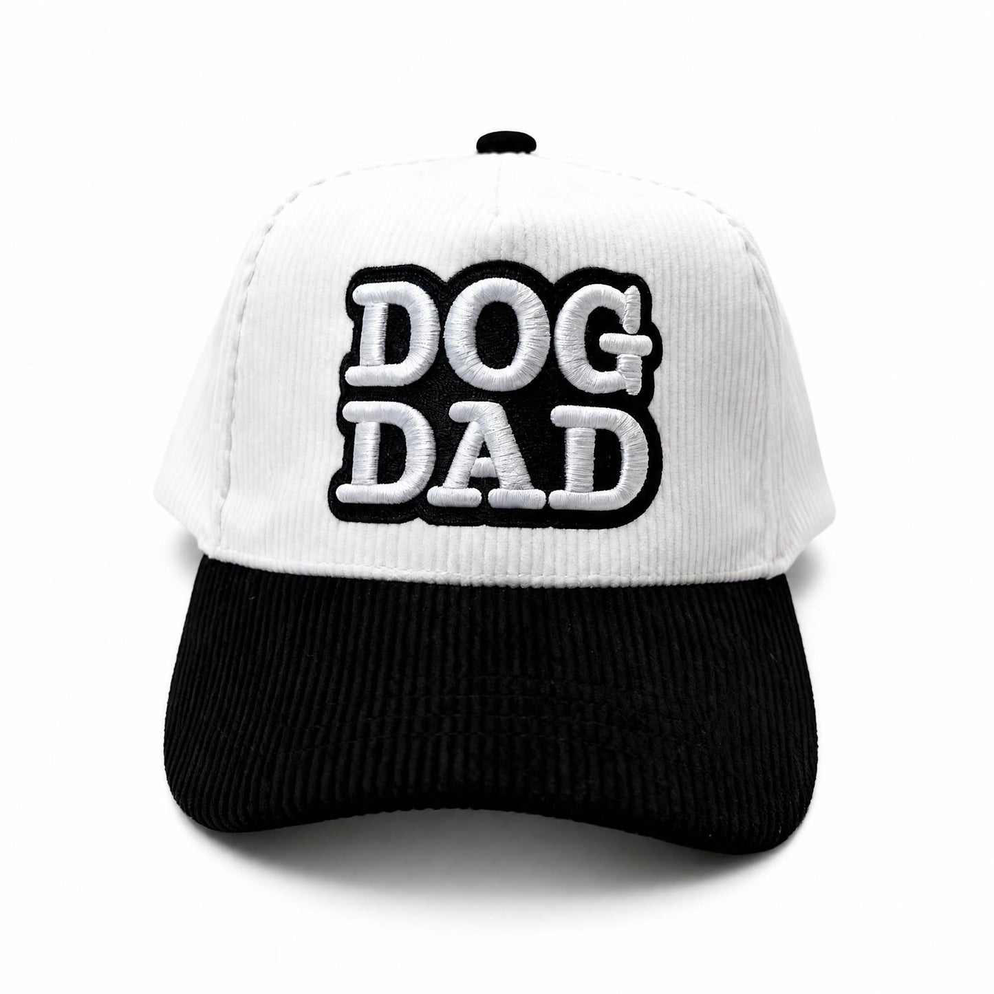 Dog Dad Corduroy Snapback Hat