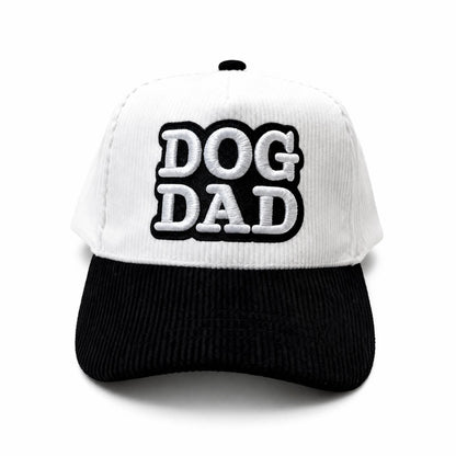 Dog Dad Corduroy Snapback Hat
