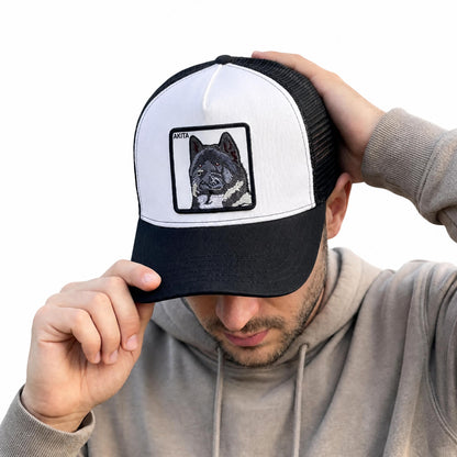 Akita Embroidered Trucker Hat