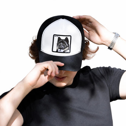Akita Embroidered Trucker Hat