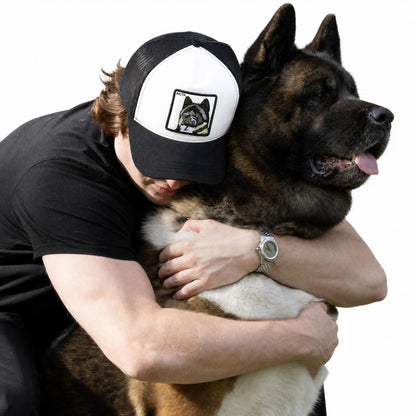 Akita Embroidered Trucker Hat