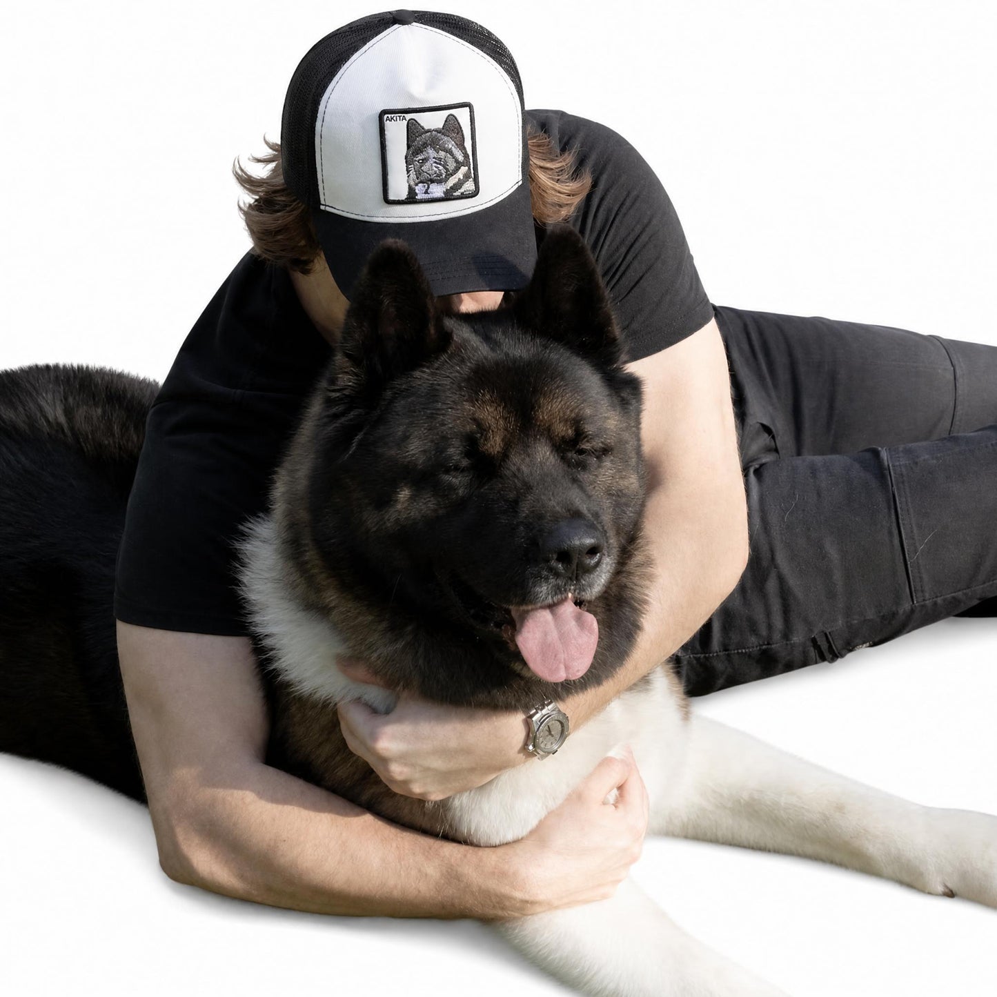 Akita Embroidered Trucker Hat