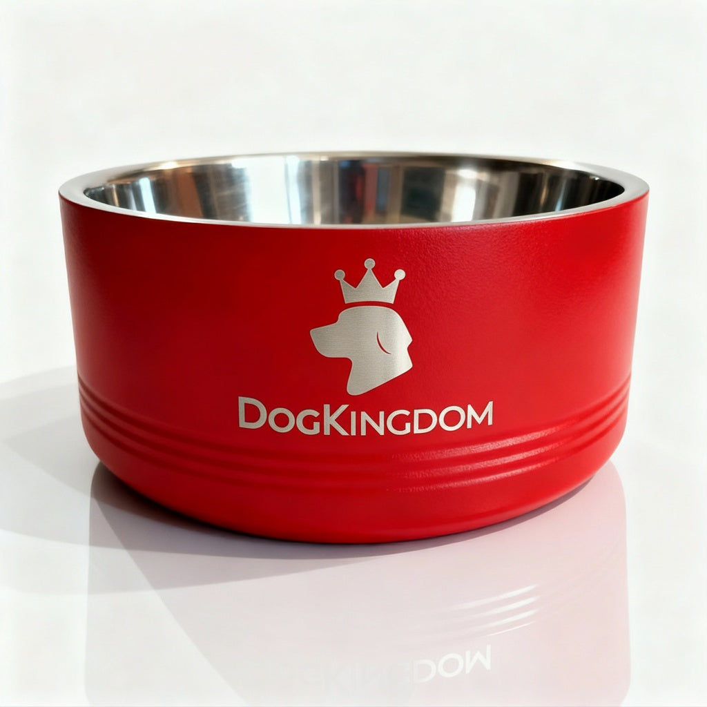 DogKingdom™ Stainless Steel Dog Bowl