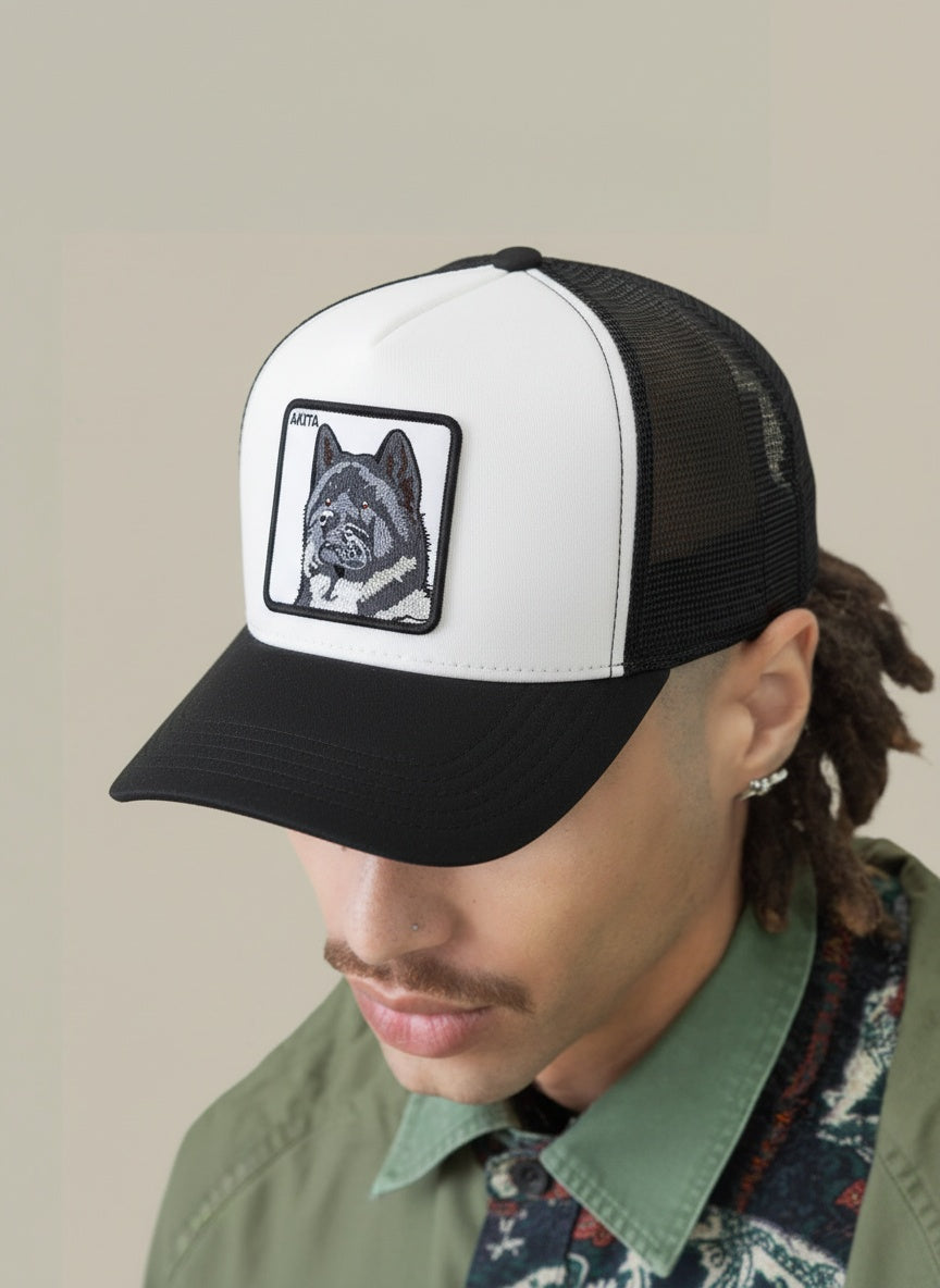 DogKingdom™ Akita Embroidered Trucker Hat
